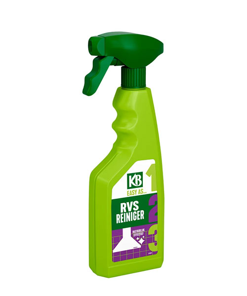 KB RVS reiniger spray 500ml -  Nvt